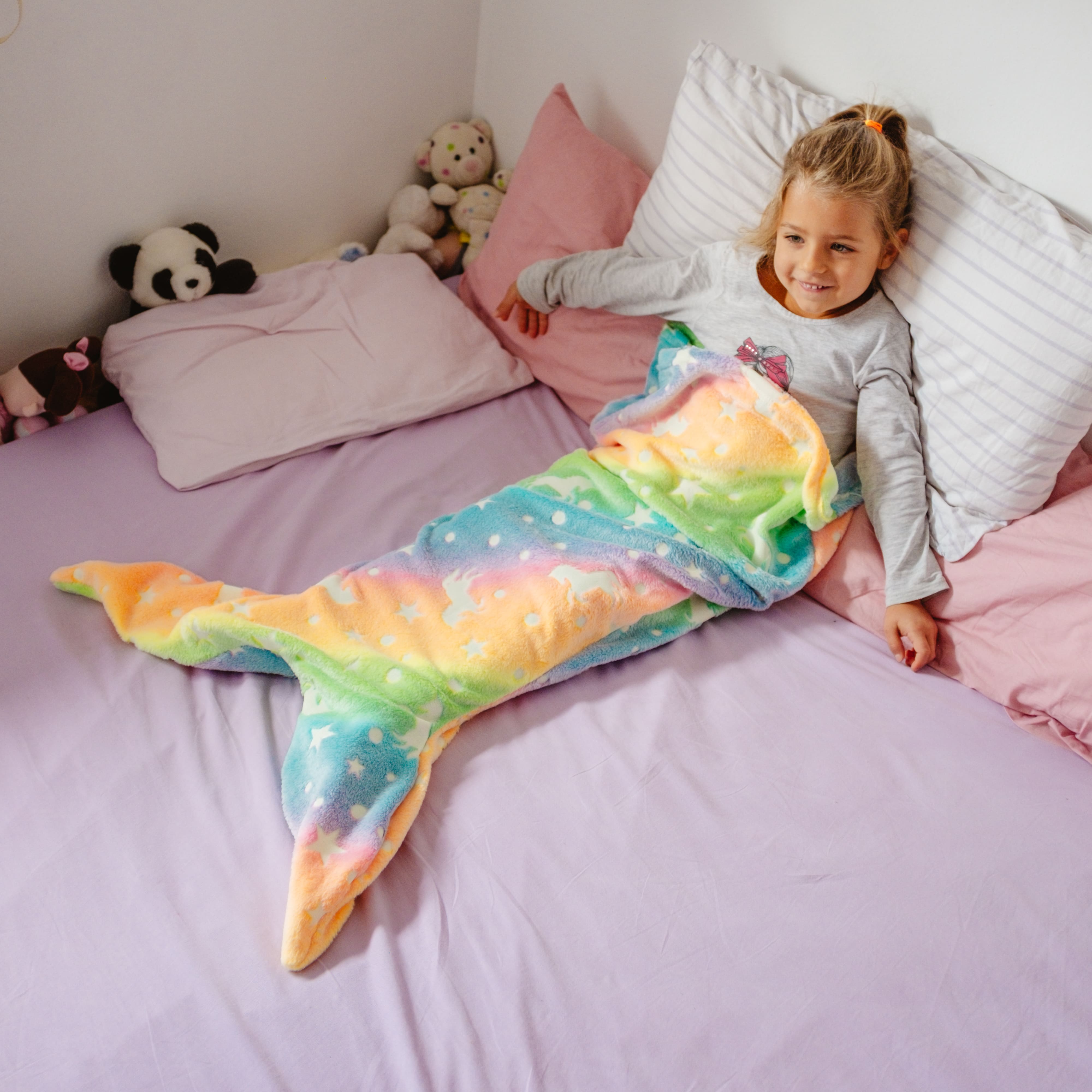 MermaidBlanket, halszárkötő alakú gyermek takaró - Image 8
