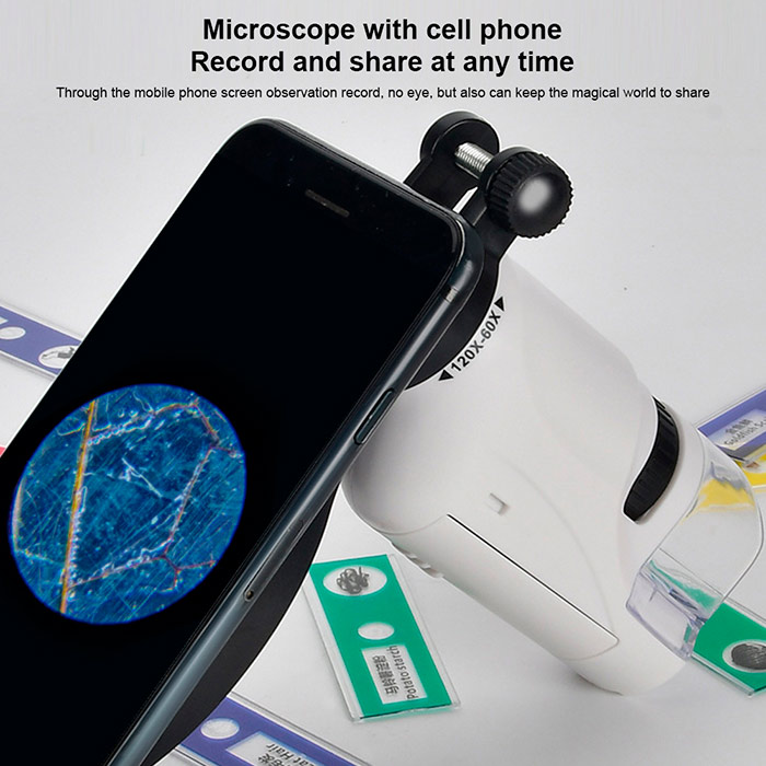 MicroscopeKit, hordozható mikroszkóp gyermekeknek - Image 3
