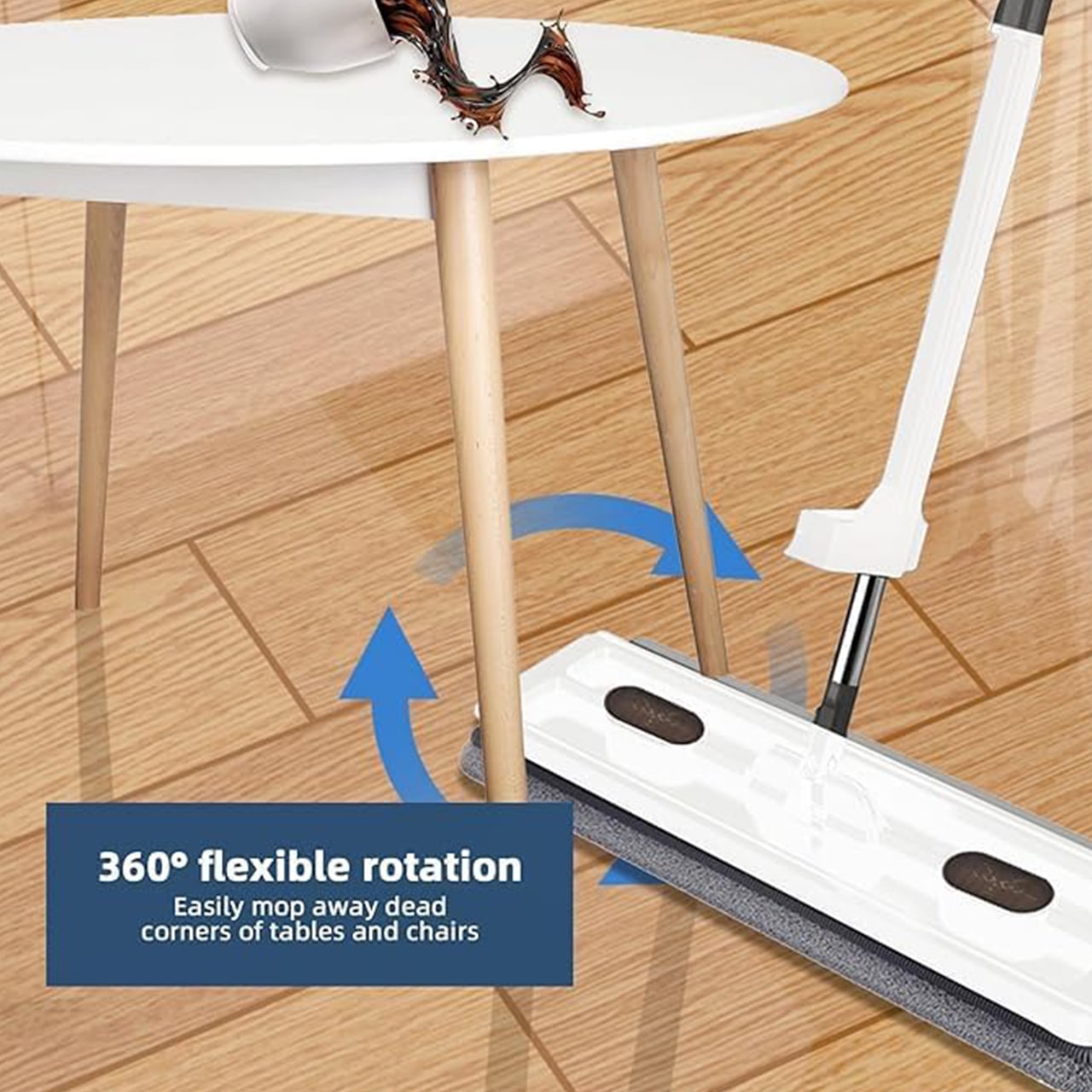 MopBundle, 360°-os takarítóeszköz és összecsukható vödör a könnyű takarításhoz - Image 2