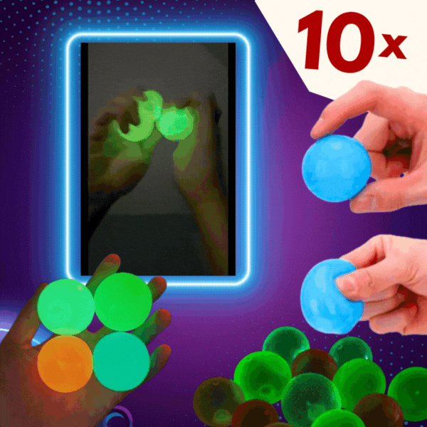NEONBALLS, Világító stresszlabdák GlowBuddies