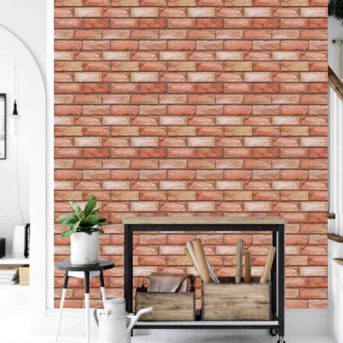 NewYorkWall, narancssárga tégla motivumú öntapadós falmatrica (10 db.) - Image 6