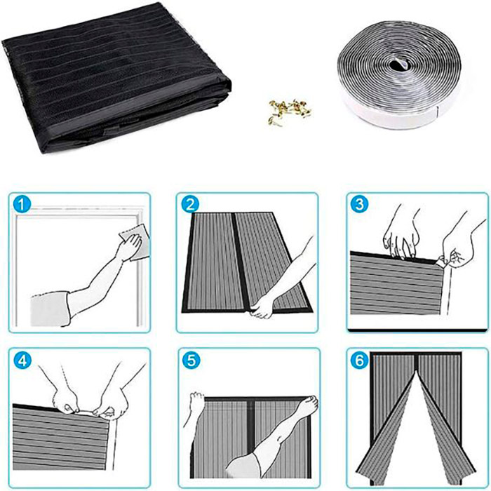 NoInsectCurtain, mágneses szúnyogháló - Image 4