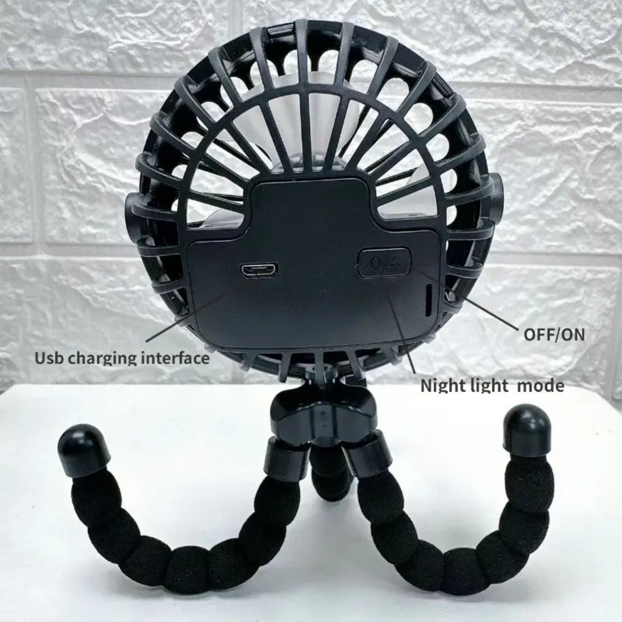 Octy, mini ventilátor rugalmas állvánnyal - Image 7