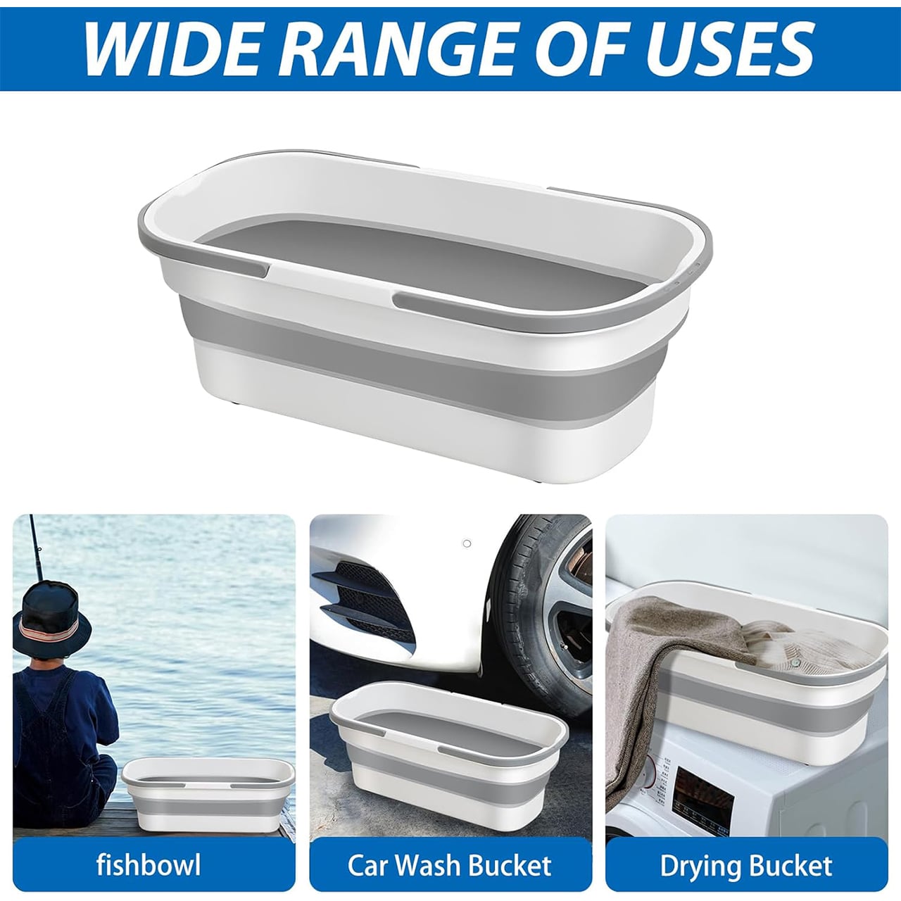 Pail, összecsukható vödör a könnyű tisztításhoz - Image 6