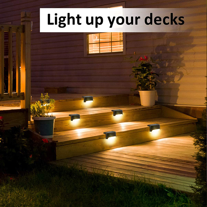 PatioLights, 4 részes vízálló, napelemes kerti LED lámpa készlet - Image 8