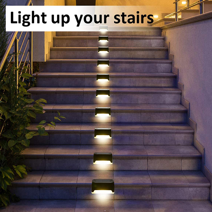 PatioLights, 4 részes vízálló, napelemes kerti LED lámpa készlet - Image 9