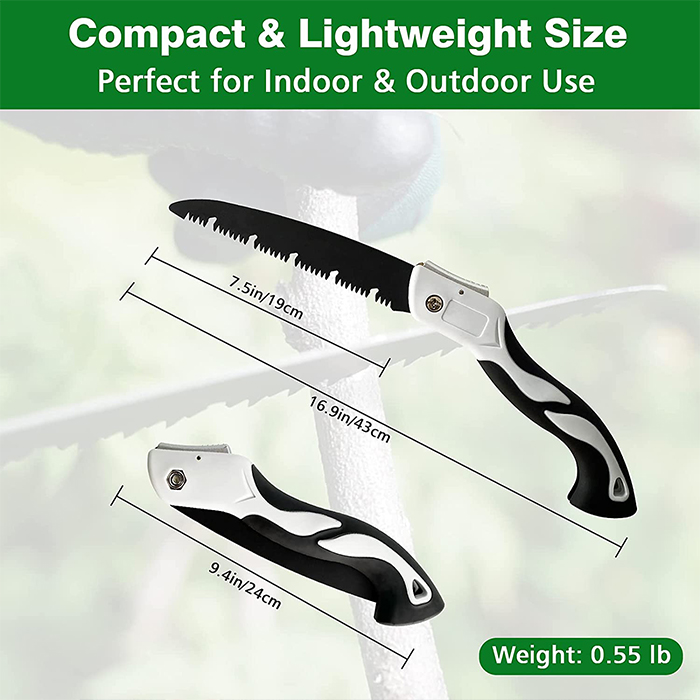 PruningSaw, összecsukható kerti fűrész fákhoz és cserjékhez - Image 6