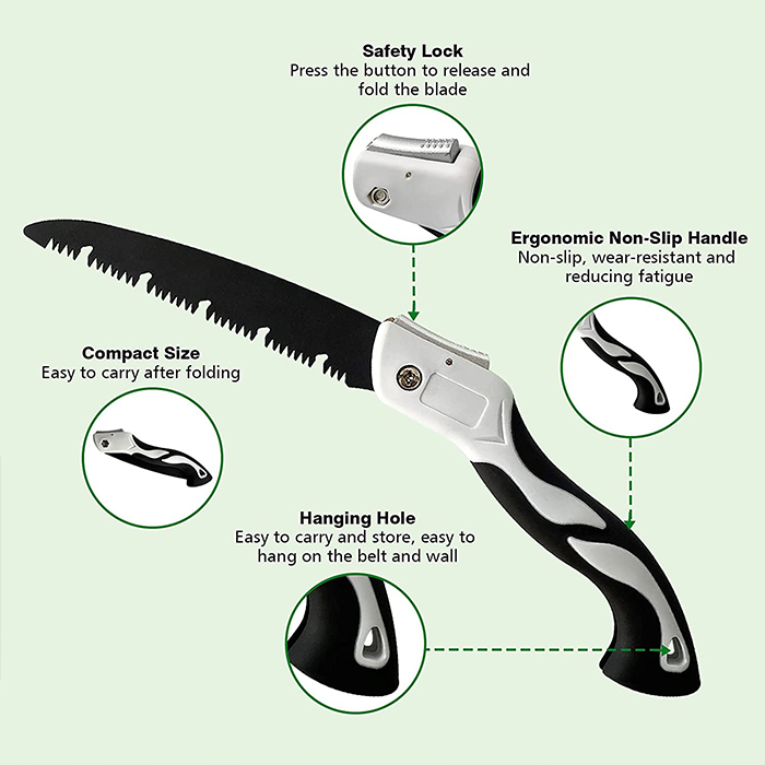 PruningSaw, összecsukható kerti fűrész fákhoz és cserjékhez - Image 10