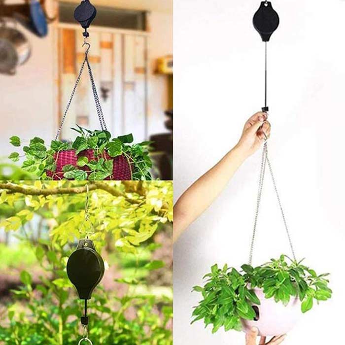 PullGarden, 2 darabos kampókészlet növények felakasztásához, rugalmas pánttal - Image 5