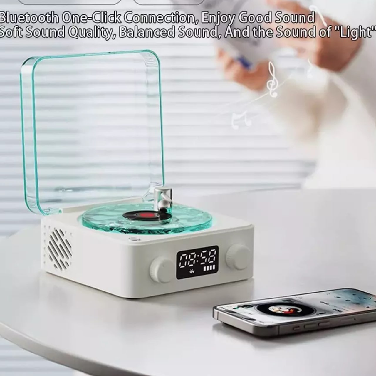 A retro lejátszó 6 óra üzemidőt biztosít!