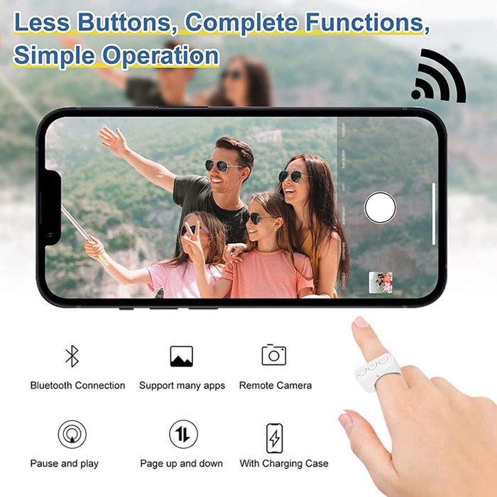 A távirányítót Bluetooth-on keresztül egyszerűen csatlakoztathatja okoseszközéhez!