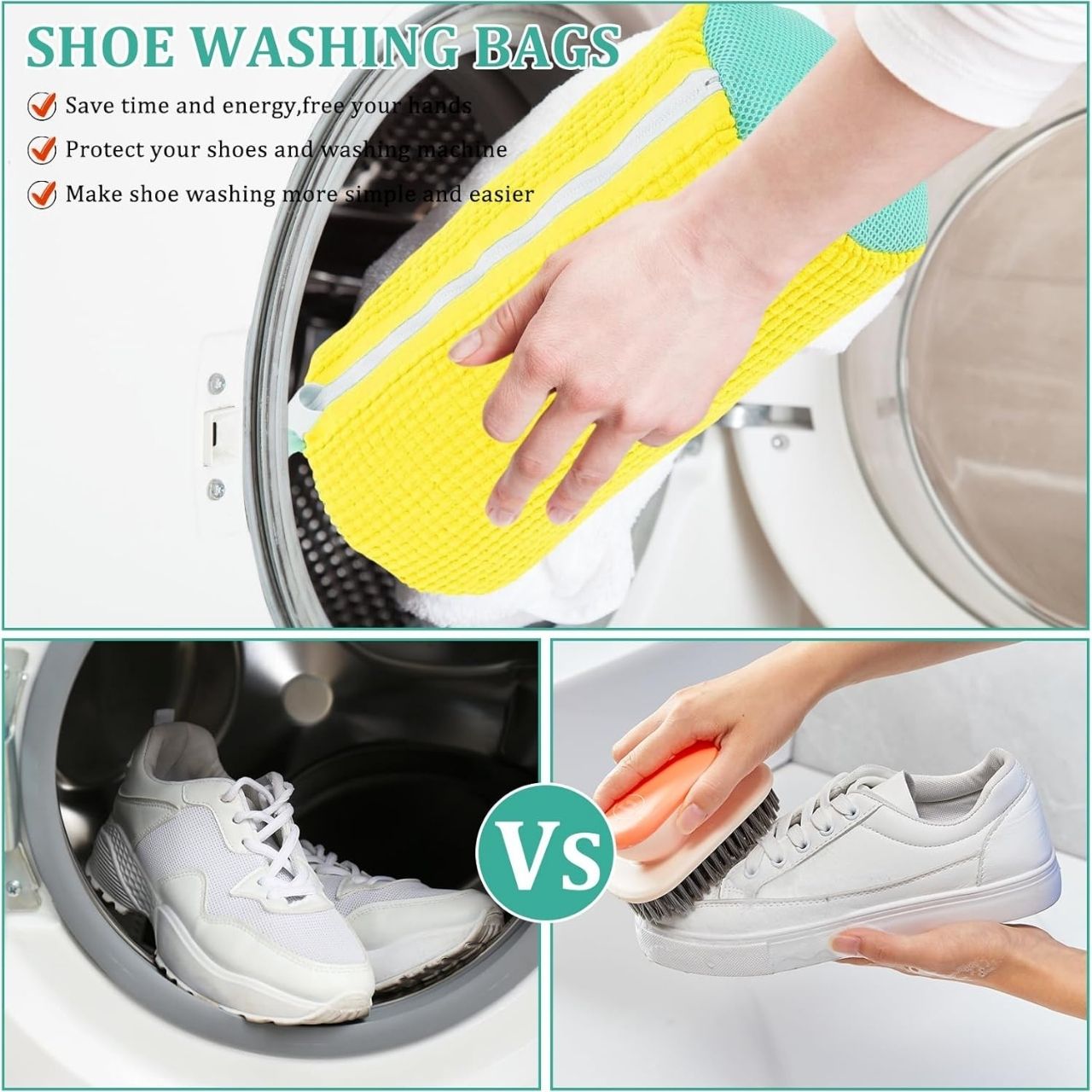 ShoeWash, egy mosható cipőtisztító zsák - Image 5