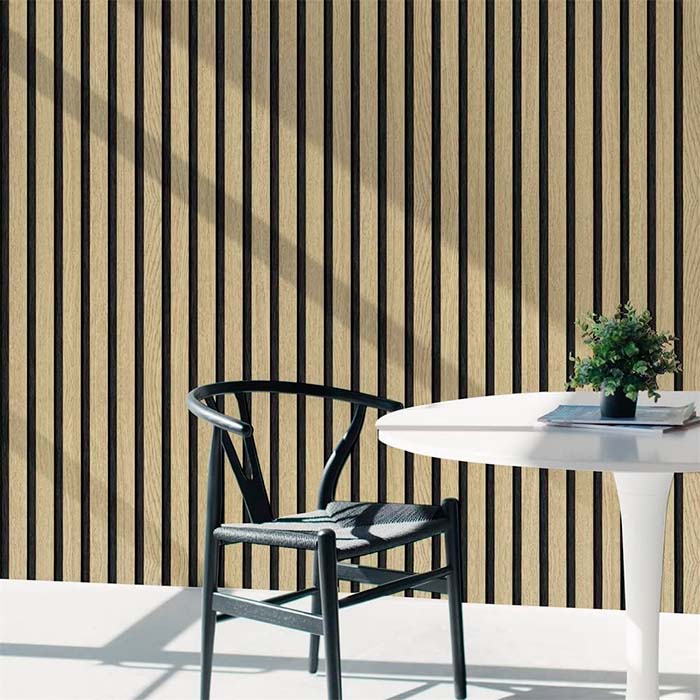 SlatWall, öntapadós matrica természetes fa megjelenéssel (300 x 45 cm) - Image 3