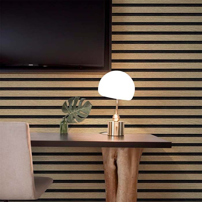 SlatWall, öntapadós matrica természetes fa megjelenéssel (300 x 45 cm) - Image 4