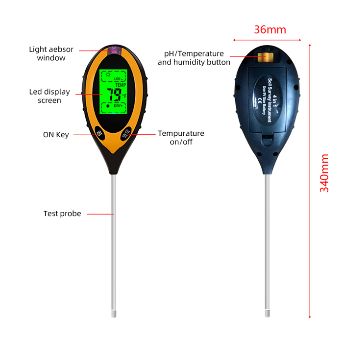 SoilMeter, 4in1 talajvizsgálókészülék - Image 2