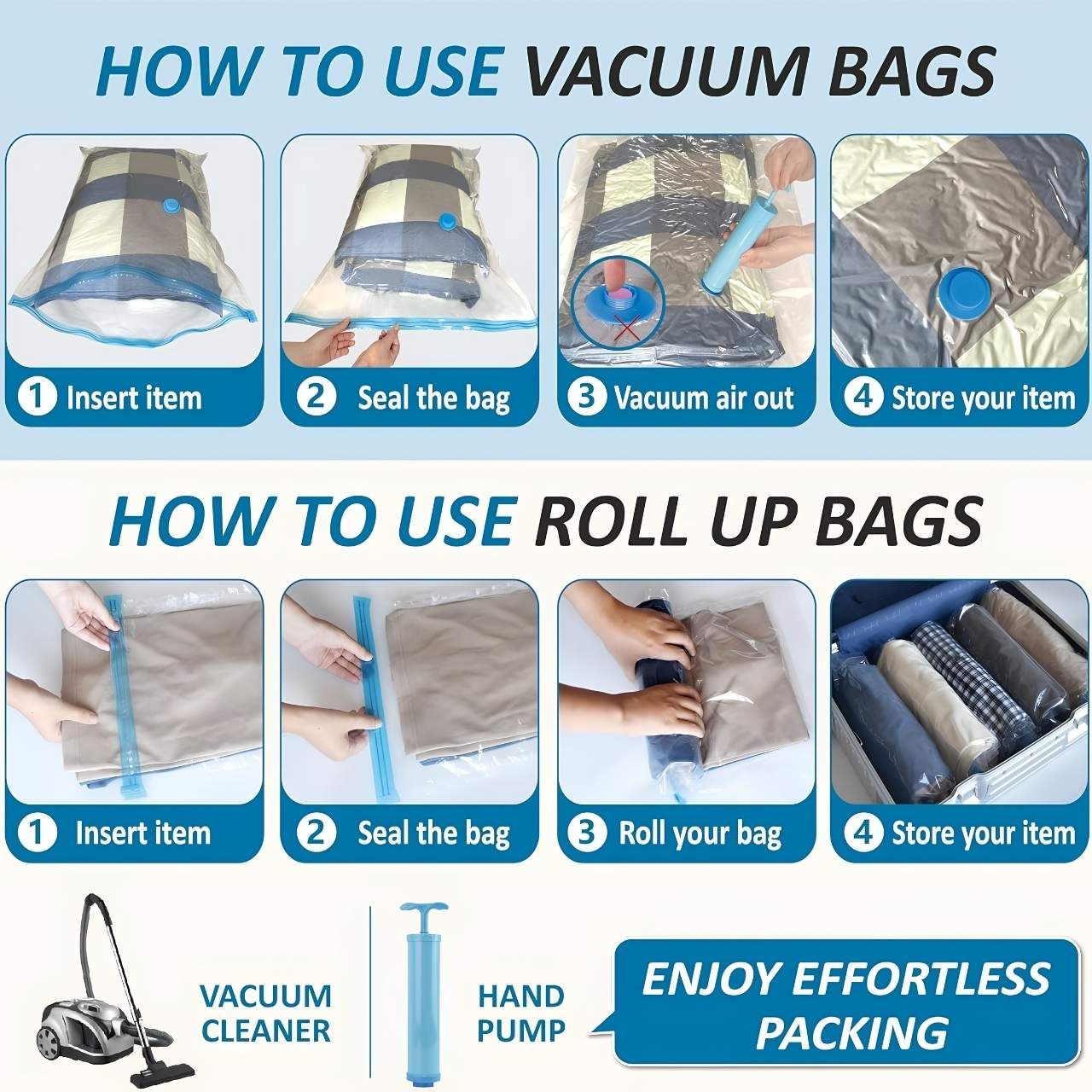 Vákuumos tárolózsák ruhákhoz, SpaceBags - Image 3