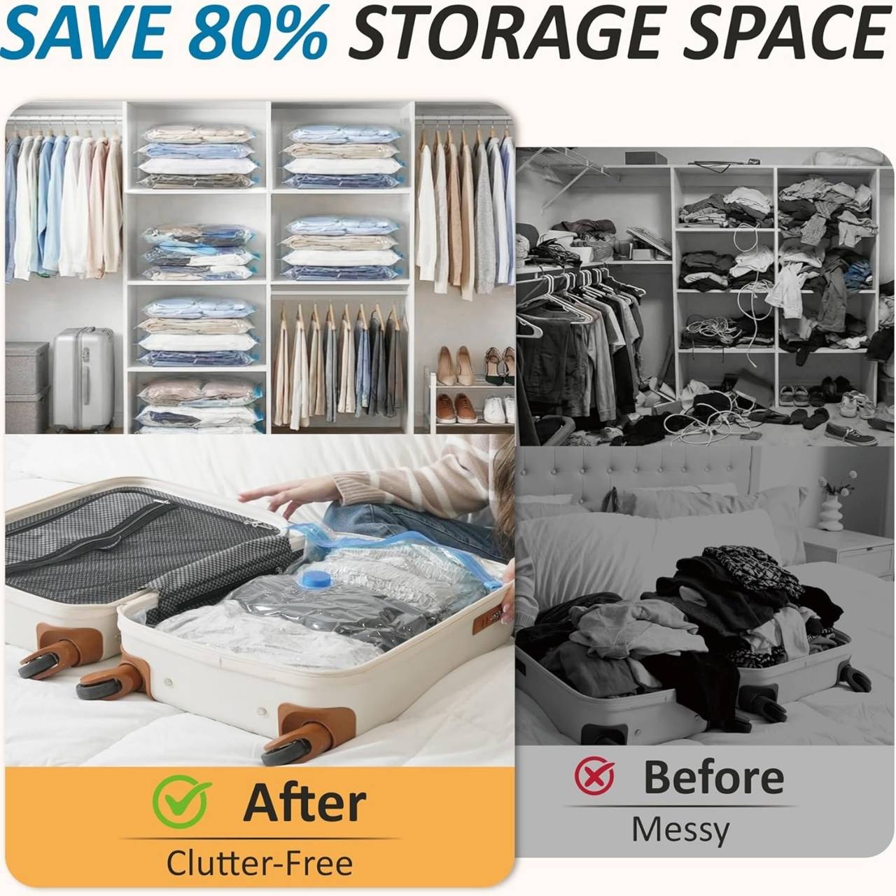 Vákuumos tárolózsák ruhákhoz, SpaceBags - Image 4