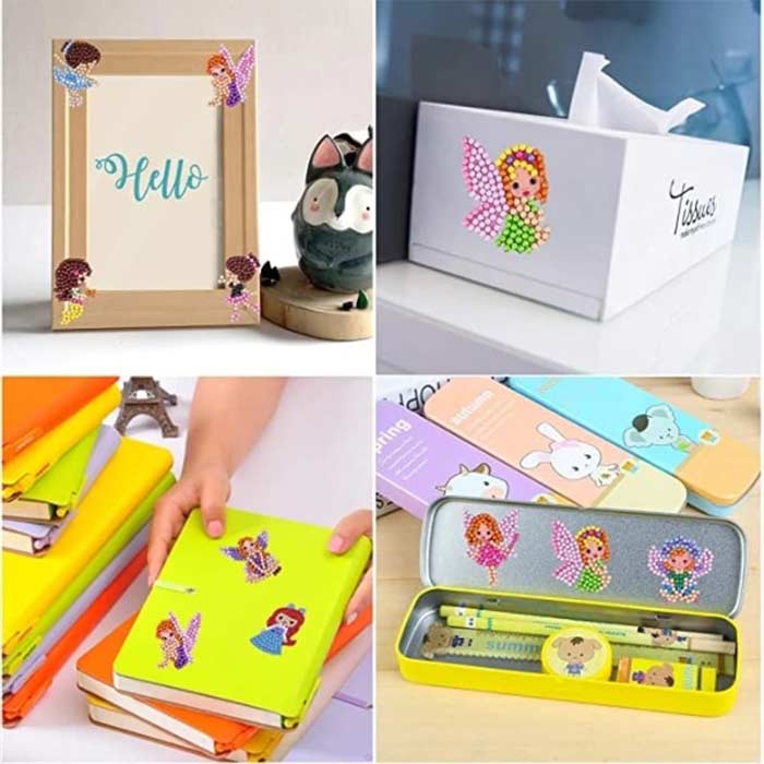 SparkleStickers, kreatív készlet színes gyémántok matricákra való felviteléhez - Image 10