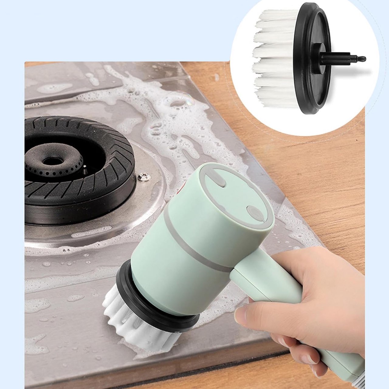 Spinny, a többcélú elektromos tisztítószivacs 360°-os forgófejjel - Image 6