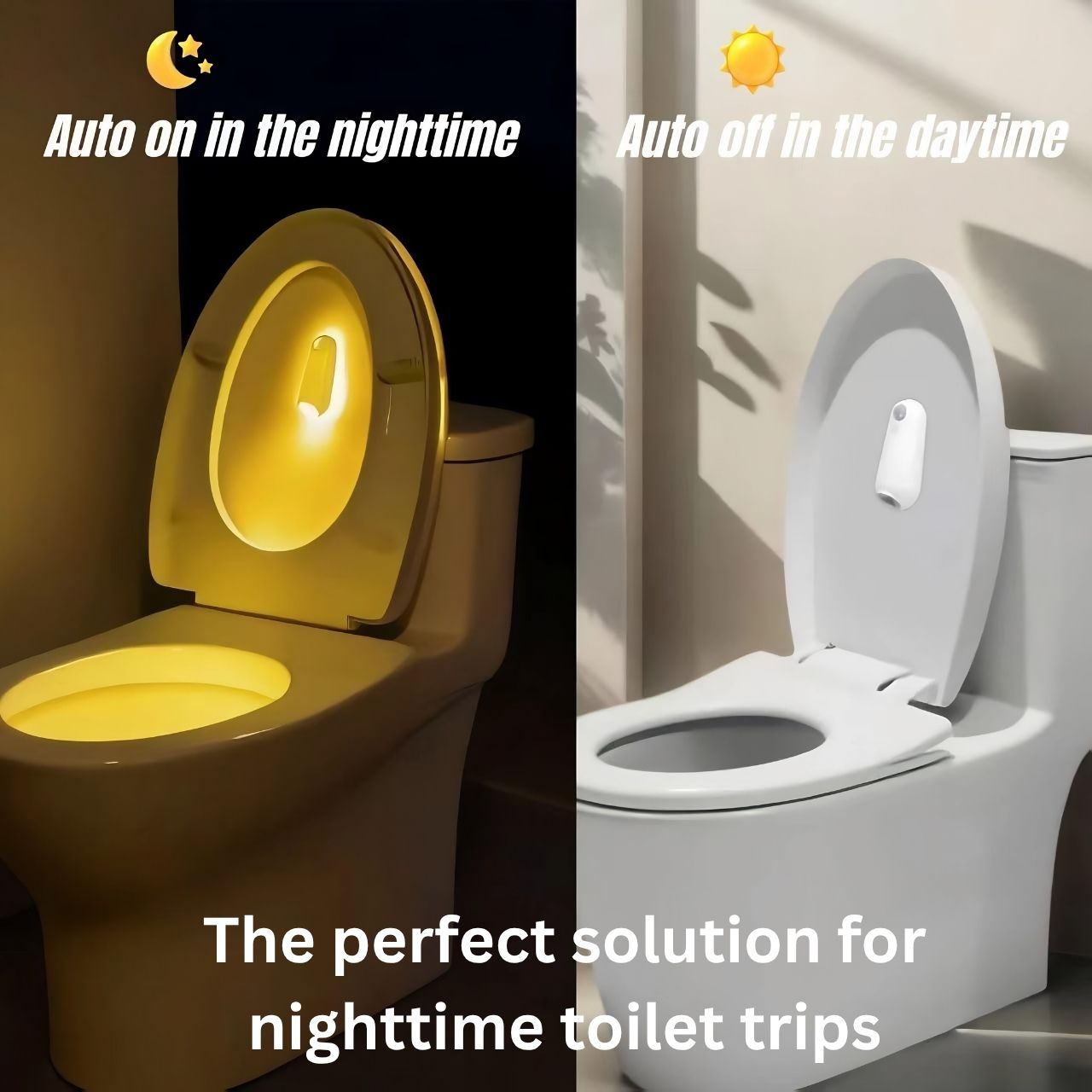 LED mozgásérzékelős lámpa WC-hez és otthonra, Toily - Image 4
