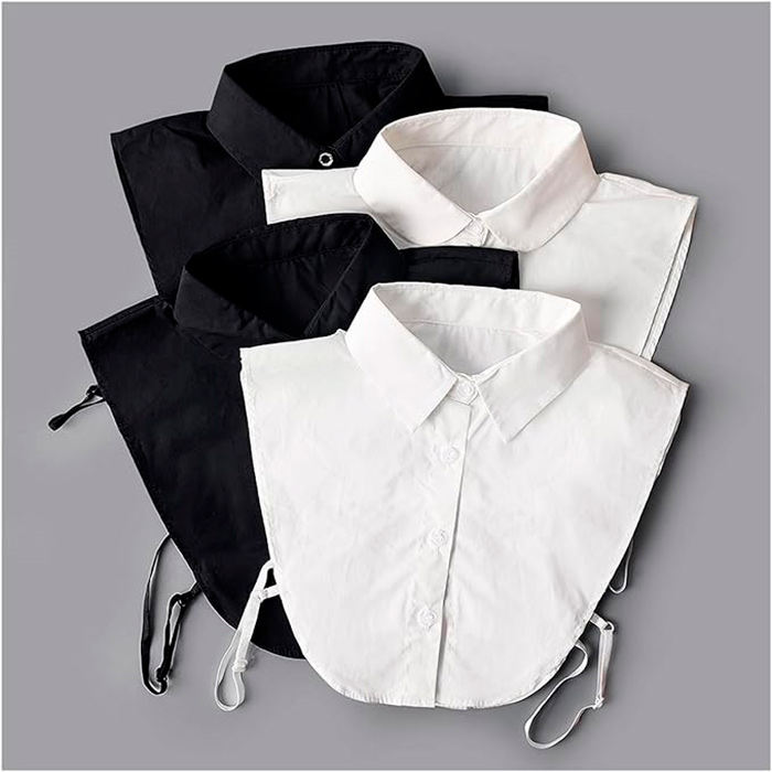 TopCollar, női ing gallér (fekete és fehér) - Image 3