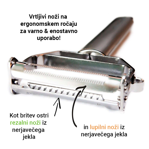 Vegistar, zöldség és gyümölcs hámozó és szeletelő + INGYENES e-book receptekkel - Image 4