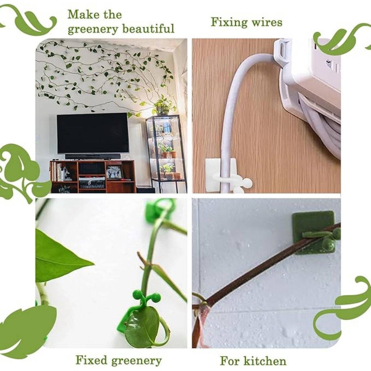 Vines, öntapadós növénytartók és mászók (100 darab) - Image 7