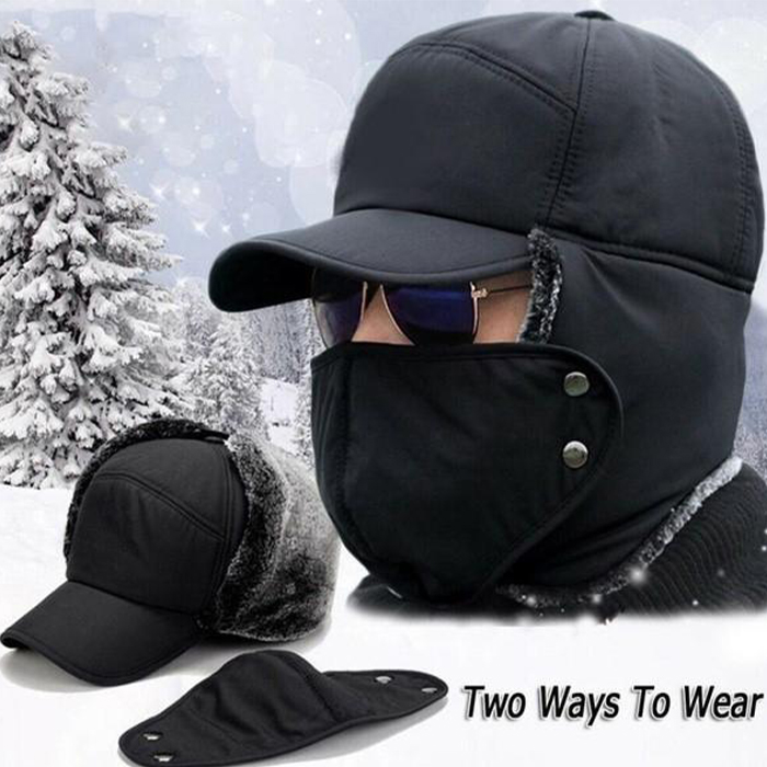 WarmCap, egy téli fej- és arcvédő sapka, amely védi a fület, az állát és a fejünket - Image 6