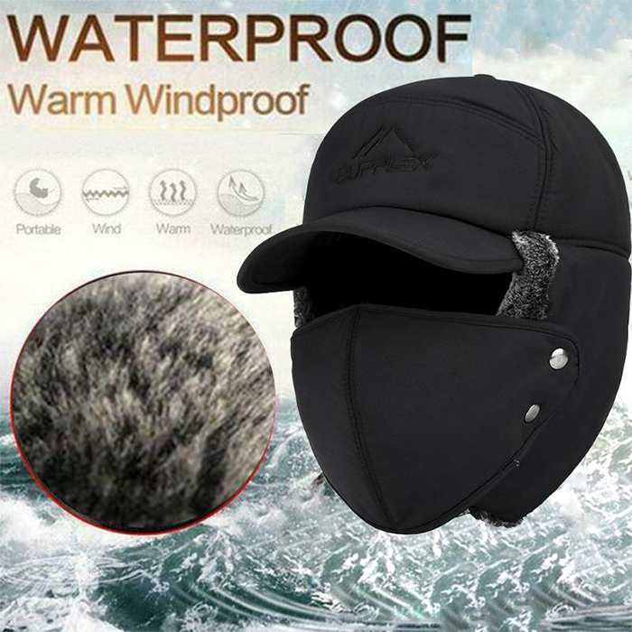 WarmCap, egy téli fej- és arcvédő sapka, amely védi a fület, az állát és a fejünket - Image 8