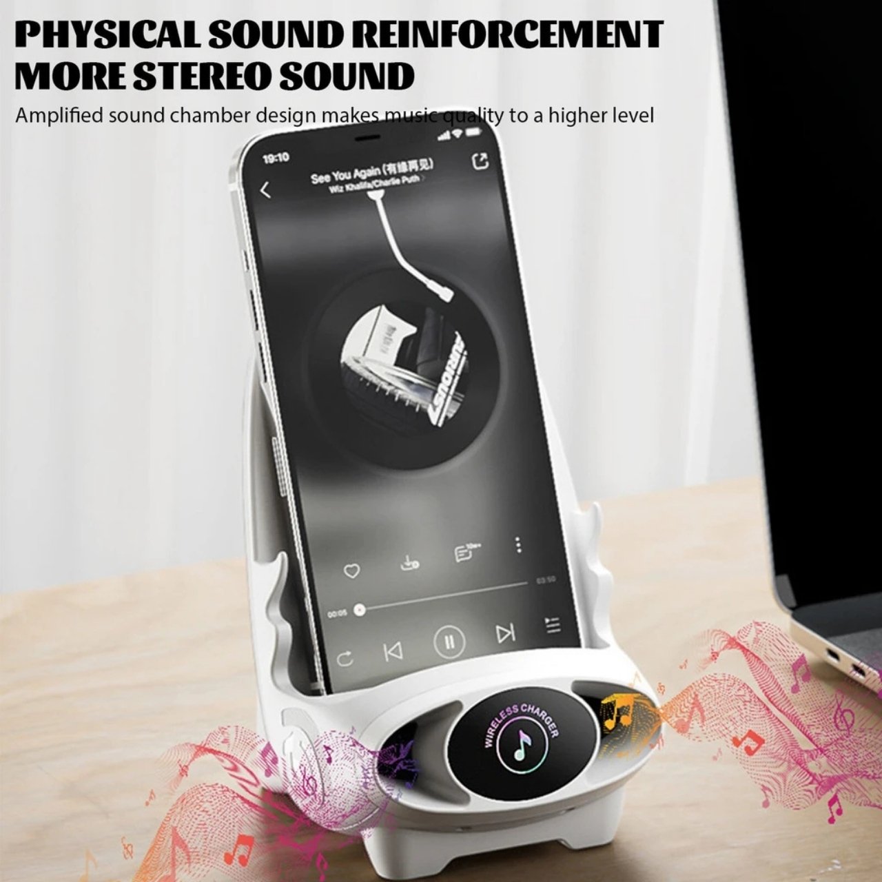 WirelessCharger, egy vezeték nélküli gyors töltő és telefontartó egyben - Image 3